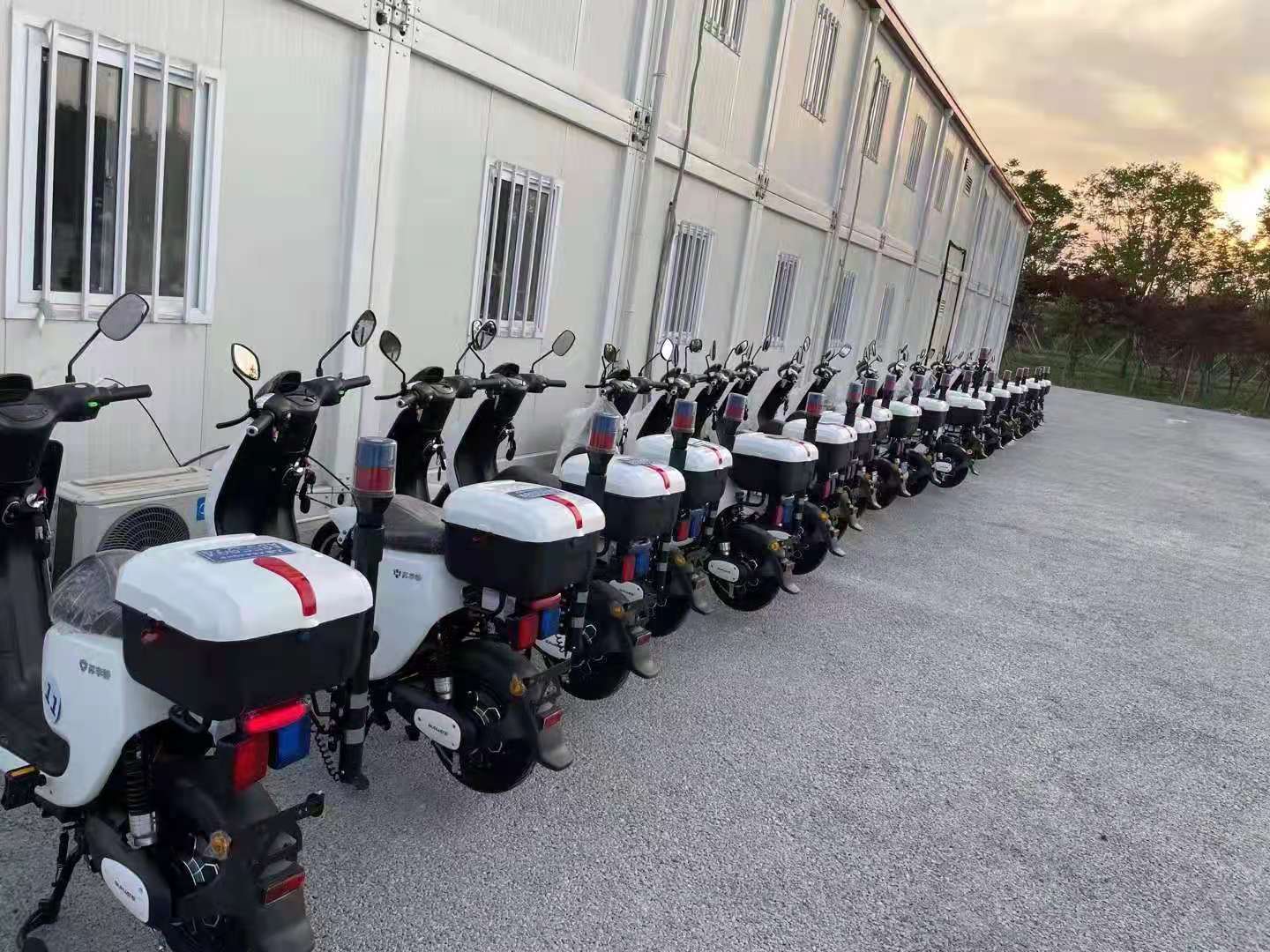Suhuate New National Standard Two-Wheeled Lithium Battery Patrol Vehicle — Designated Official Vehicle for the 2021 Shanghai International Flower Expo.