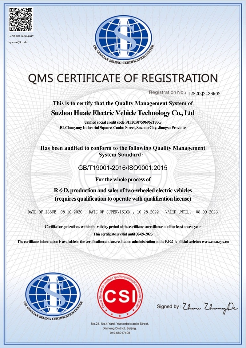 Congratulations to Suhuate on once again obtaining the ISO 9001 Quality Management System Certification.